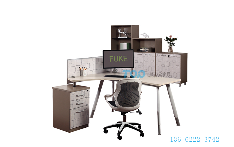 一格屏風辦公桌 一格屏風辦公桌