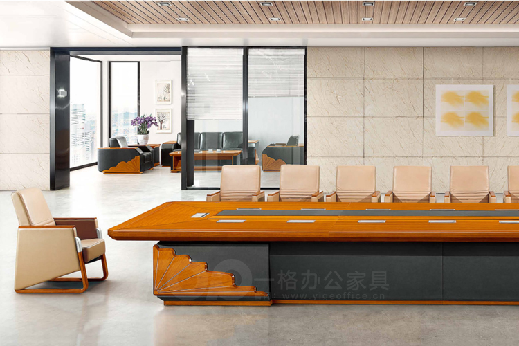 金柚色大型會議桌JP6065-6000W.2000D.760H.jpg 金柚色大型會議桌JP6065-6000W.2000D.760H.jpg