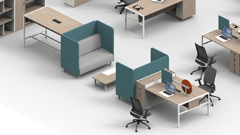 辦公室個(gè)性員工卡位